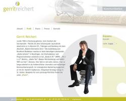 Internetpräsenz für Gerrit Reichert