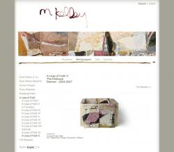 Screenshot der Internetpräsenz www.m-kelley.com


